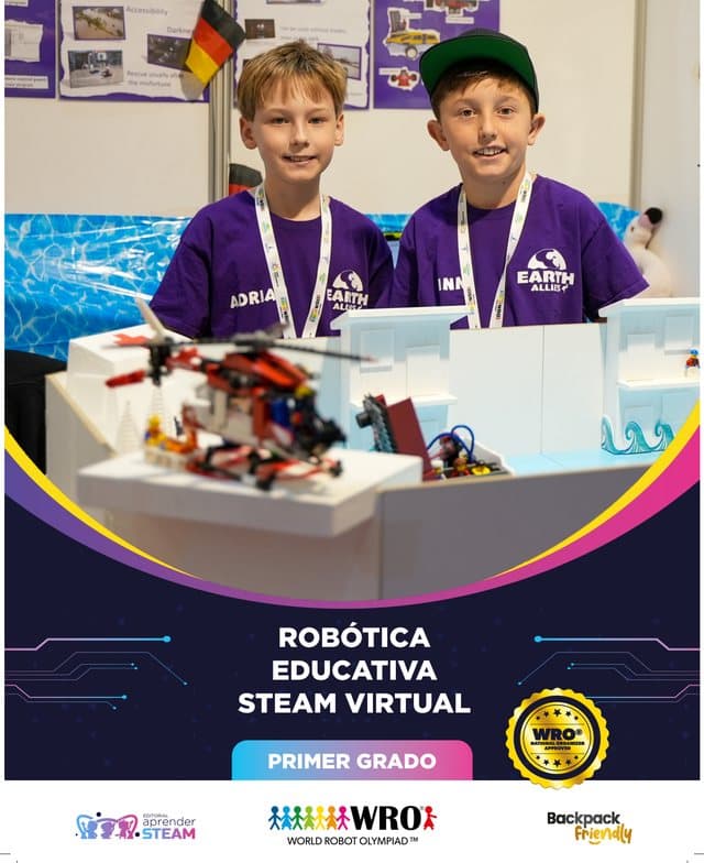Portada Grade 1 — Aprender STEAM Robótica e IA