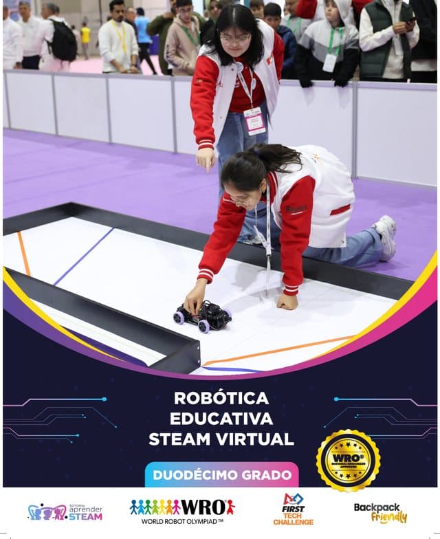 Portada Grade 12 — Aprender STEAM Robótica e IA