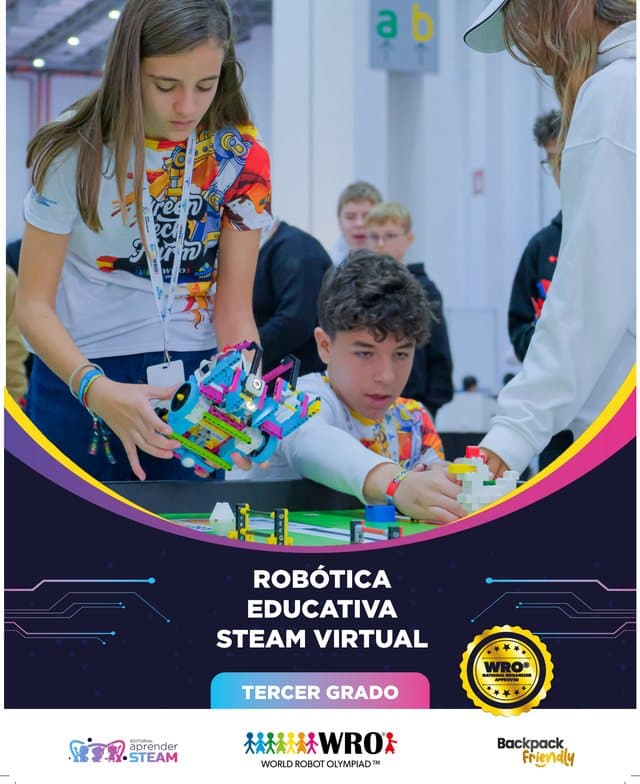 Portada Grade 3 — Aprender STEAM Robótica e IA