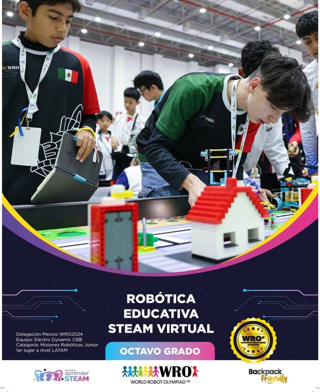 Portada Grade 8 — Aprender STEAM Robótica e IA